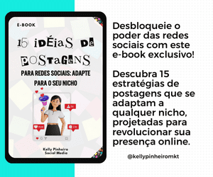 e-book 15 ideias de postagens para redes sociais: adapte para o seu nicho